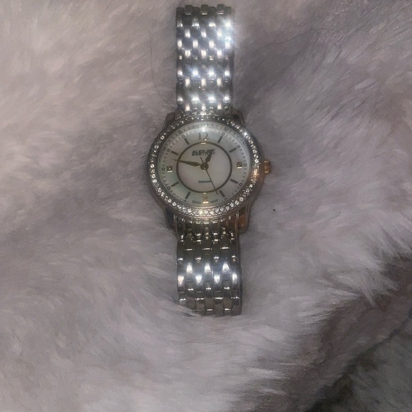 August Steiner Silver Mother of Pearl Women's Watch - Picture 1 of 5
